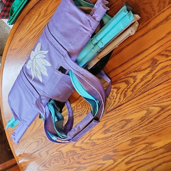 Lotus Trolley Bags - Reusable Shopping Bags- Set of 4 - Picture 7 of 13